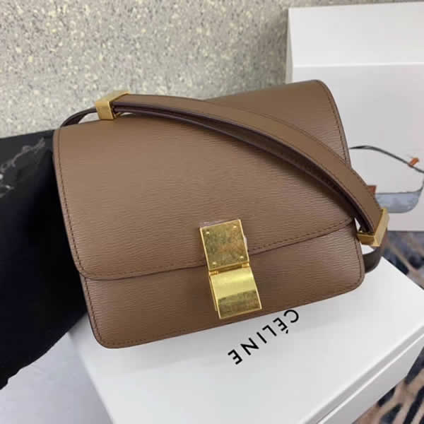 2019 New Fake Celine Yellow Box Bag Crossbody Bag 88008